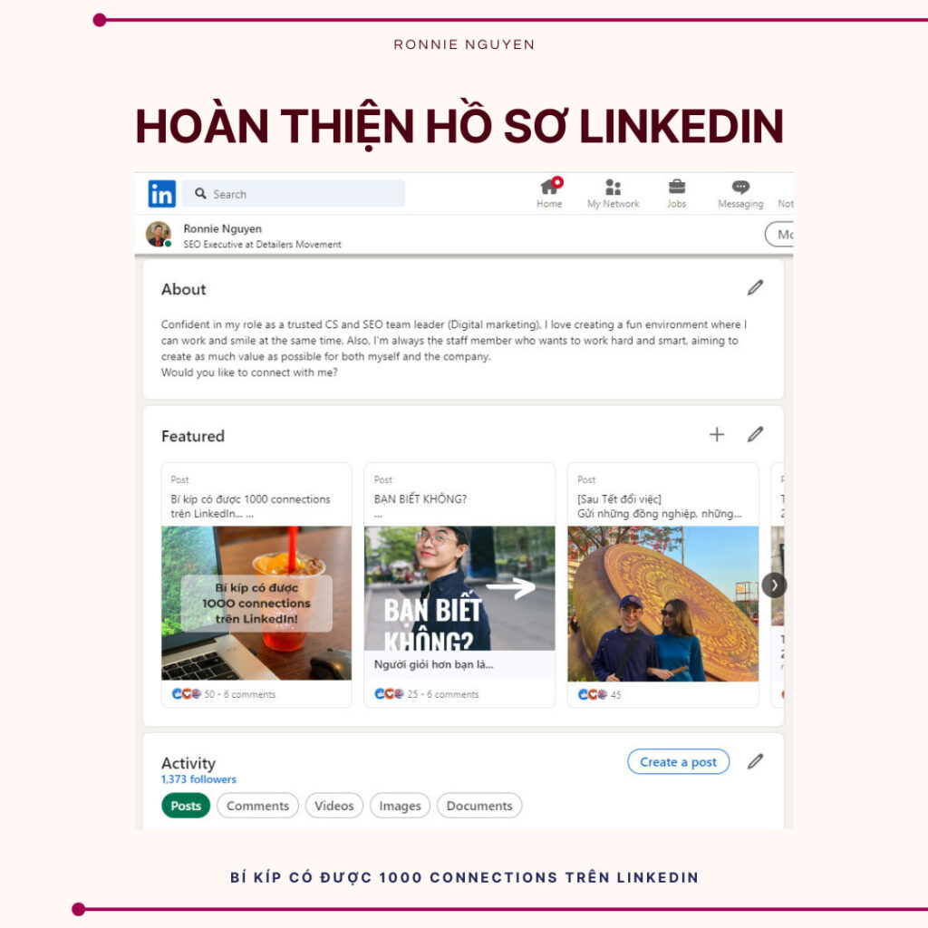 Bí kíp có được 1000 connections trên LinkedIn (1)